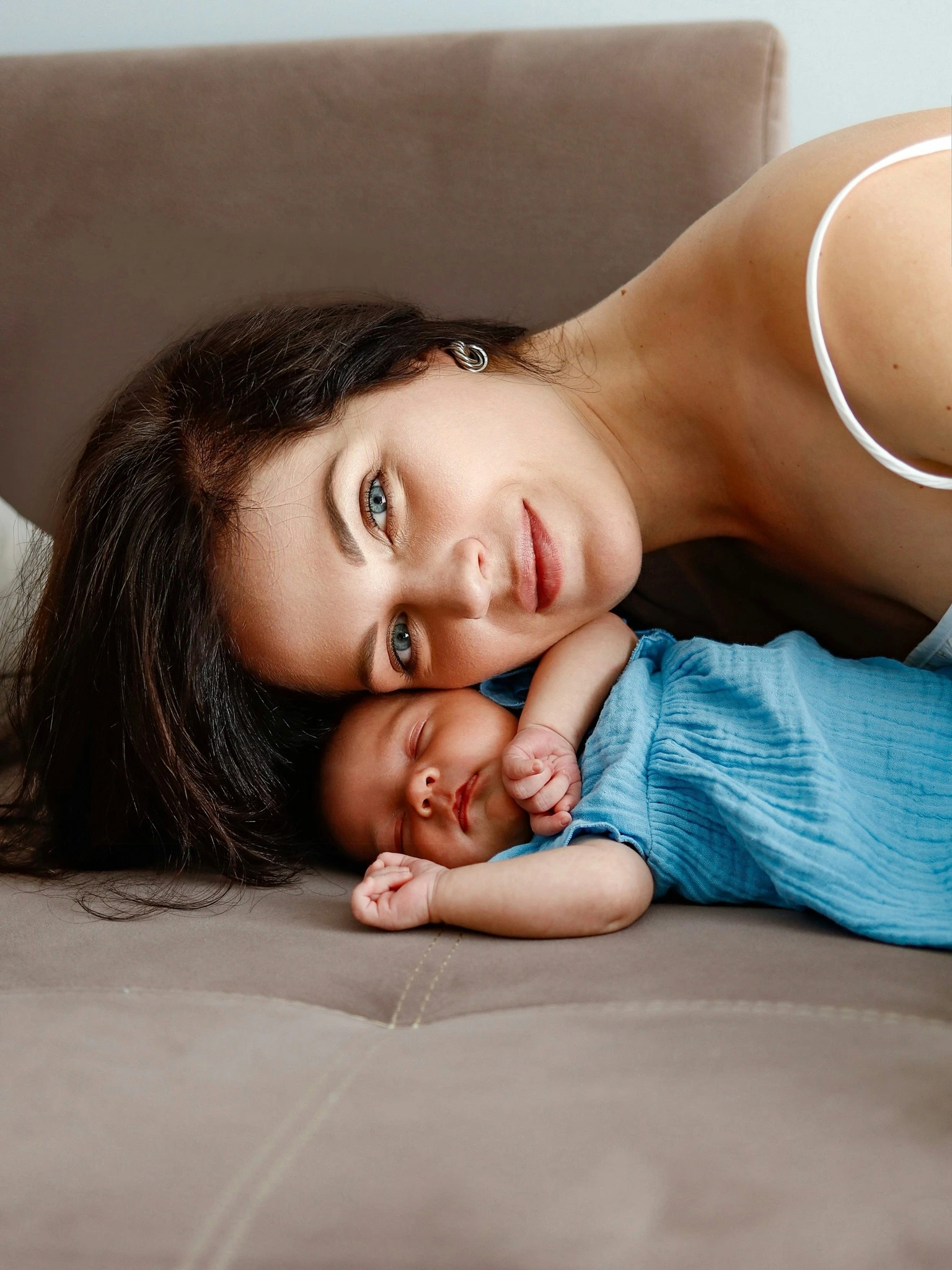 Mother and newborn